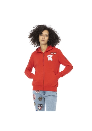 Mr&Mrs Italy Red Cotton Sweatshirt - XS