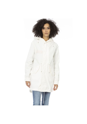 Mr&Mrs Italy White Cotton Jackets & Coat - M