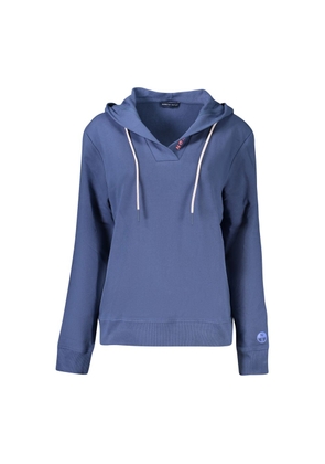 Blue Cotton Women Sweater - XS