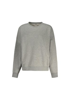 Gray Cotton Sweater - M
