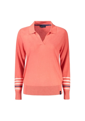 Pink Cotton Women Sweater - XS