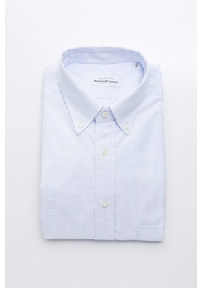 Robert Friedman Light-blue Cotton Shirt - XL