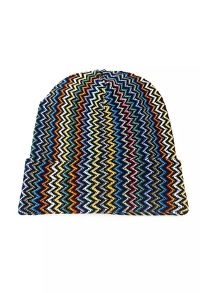 Missoni Geometric Fantasy Multicolor Wool Hat - UNI