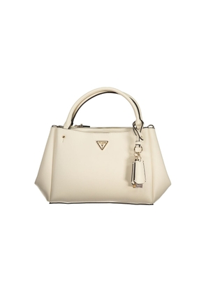 White Polyethylene Women Handbag