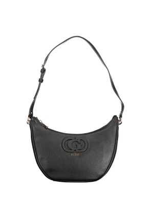 Black Polyethylene Women Handbag
