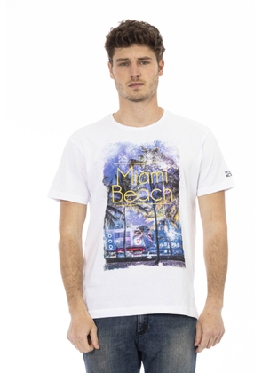 Trussardi Action White Cotton T-Shirt - S
