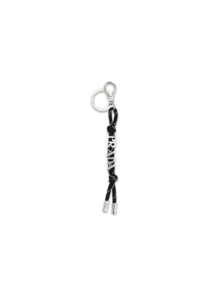 Prada Black Recycled Polyamide Keychain