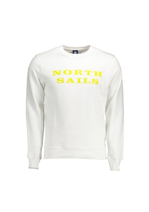 White Cotton Sweater - M