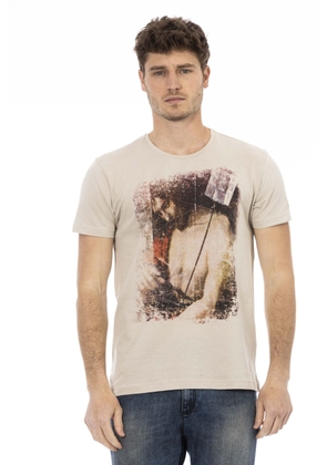 Trussardi Action Beige Cotton T-Shirt - S