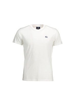 La Martina Chic Crew Neck Embroidered Tee - L