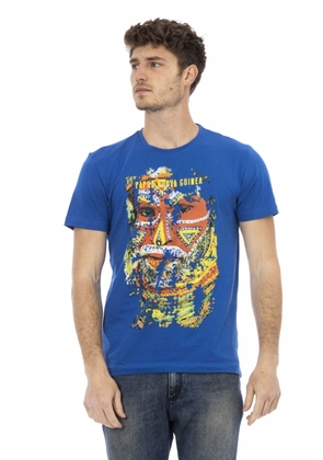 Trussardi Action Blue Cotton T-Shirt - M