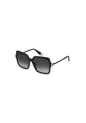 Black Acetate Women Sunglasses