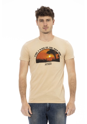 Trussardi Action Beige Cotton T-Shirt - M