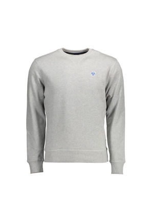 Gray Cotton Sweater - XXL