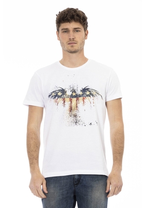 Trussardi Action White Cotton T-Shirt - 3XL