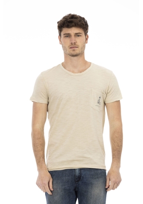 Trussardi Action Beige Cotton T-Shirt - XL