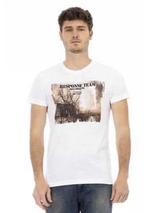 Trussardi Action White Cotton T-Shirt - XL