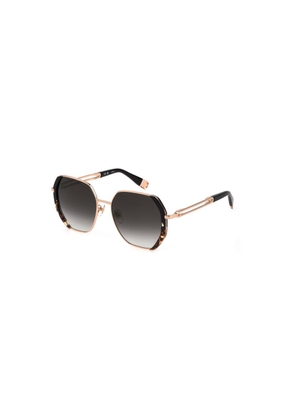 Gold Metal Women Sunglass