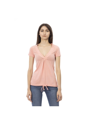 Trussardi Action Pink Cotton Tops & T-Shirt - M