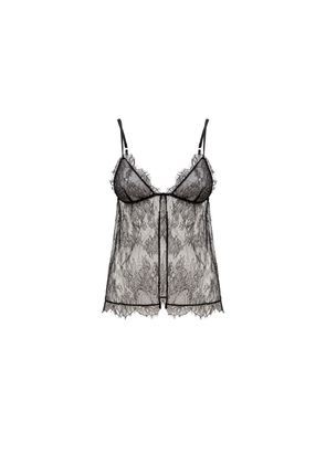 Black Polyamide Top - M