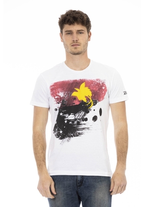 Trussardi Action White Cotton T-Shirt - 3XL