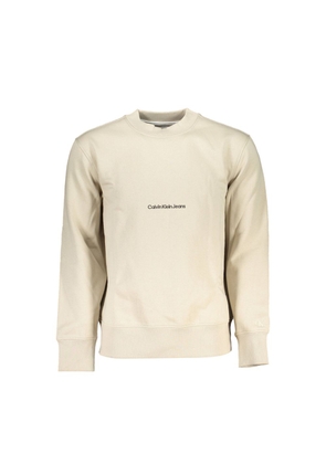 Beige Cotton Sweater - XXL