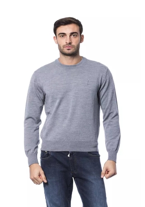 Billionaire Italian Couture Gray Merino Wool Sweater - S