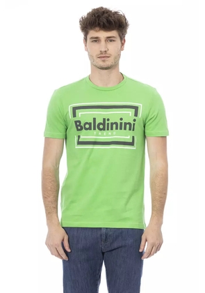 Baldinini Trend Green Cotton T-Shirt - XS