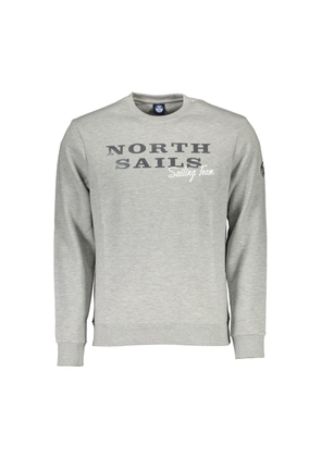 Gray Cotton Sweater - S