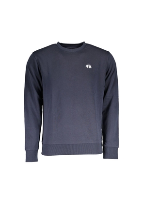 Blue Cotton Sweater - L