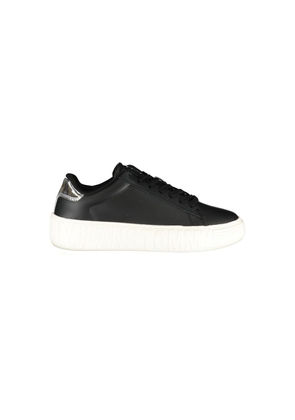 Black Leather Women Sneaker - EU36/US6