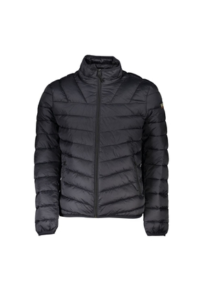 Black Polyamide Men Jacket - XXL