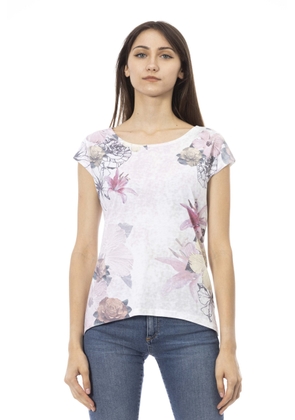 Trussardi Action White Cotton Tops & T-Shirt - L