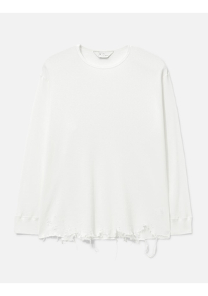 Damage Waffle Crew Long Sleeves T-Shirt