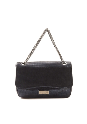 Pompei Donatella Blue Leather Crossbody Bag