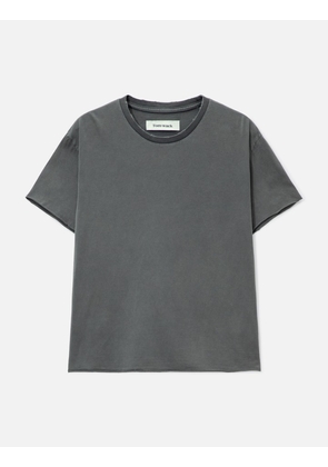 Garment Dyed Raw Edge T-shirt