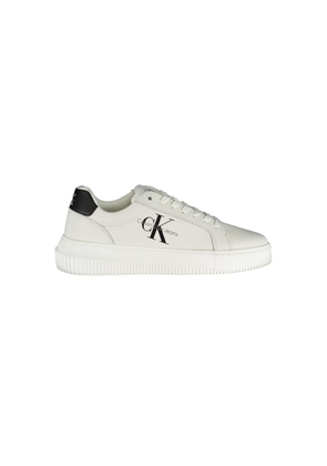Eco-Chic White Sneakers with Contrast Details - EU36/US6