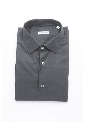 Robert Friedman Black Cotton Shirt - M