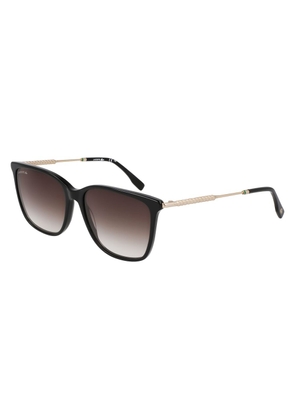 Lacoste Black Acetate Sunglasses