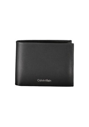 Elegant Black Leather Wallet with RFID Blocking
