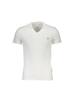 White Cotton Men T-Shirt - XXL