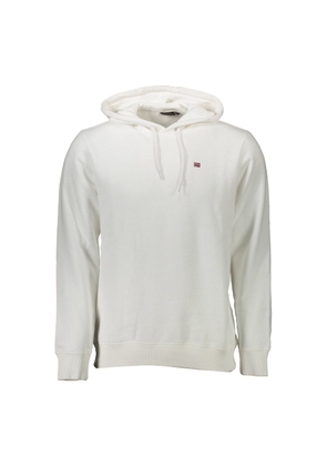 White Cotton Men Sweater - XXL