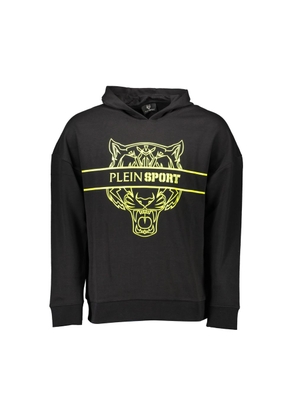 Black Cotton Men Sweater - XXL