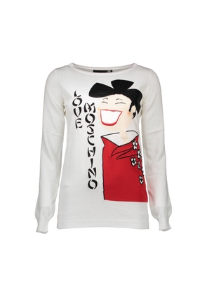 White Other Fibres Women Sweater - 40