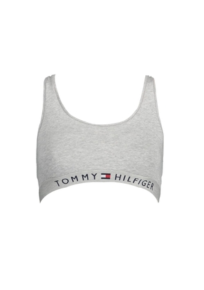 Gray Cotton Women Sports Bra - XS