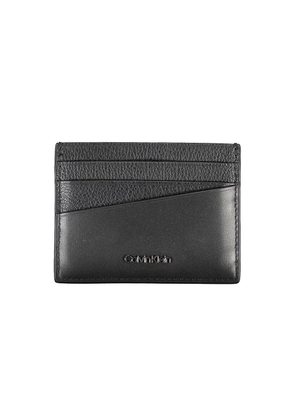 Elegant Leather Card Holder in Timeless Black