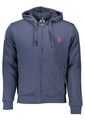 Blue Cotton Men Sweater - XXL