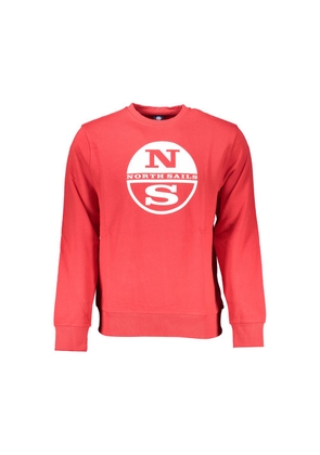 Red Cotton Sweater - S