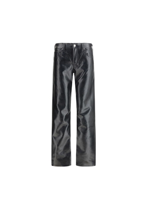 Agolde Black Leather Pants - W29