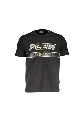 Black Cotton Men TShirt - M